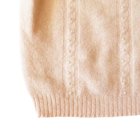 Styled by Yorn Vintage Angora Pearl Sweater | LARGE - Picture 5 of 9